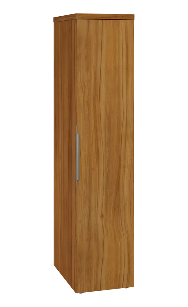 SIST 5 - 42 šatní skříň, 1-dveřová, tyč, pravá, 1820x400x600, ořech světlý